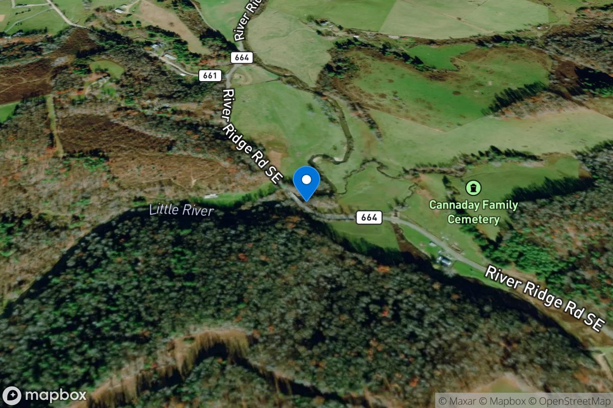 Little River at River Ridge Road near Floyd, VA location