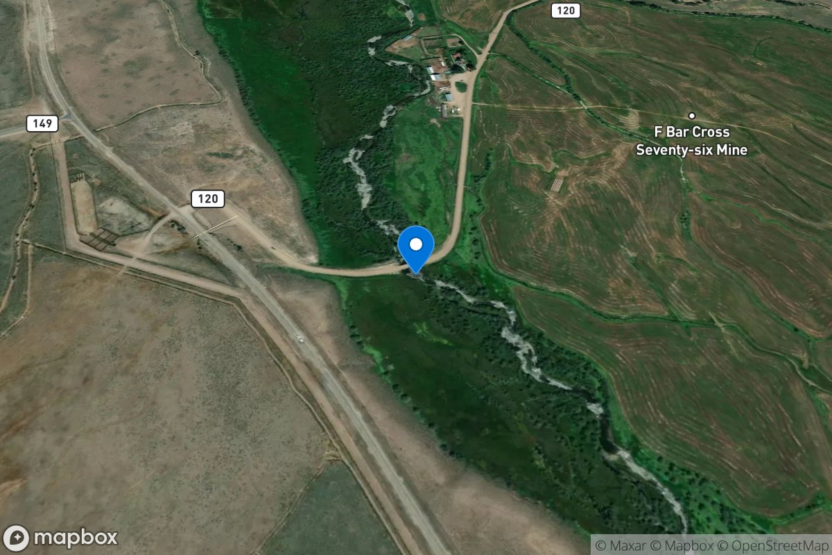 New Fork River ab Willow Cr, near Cora, WY location