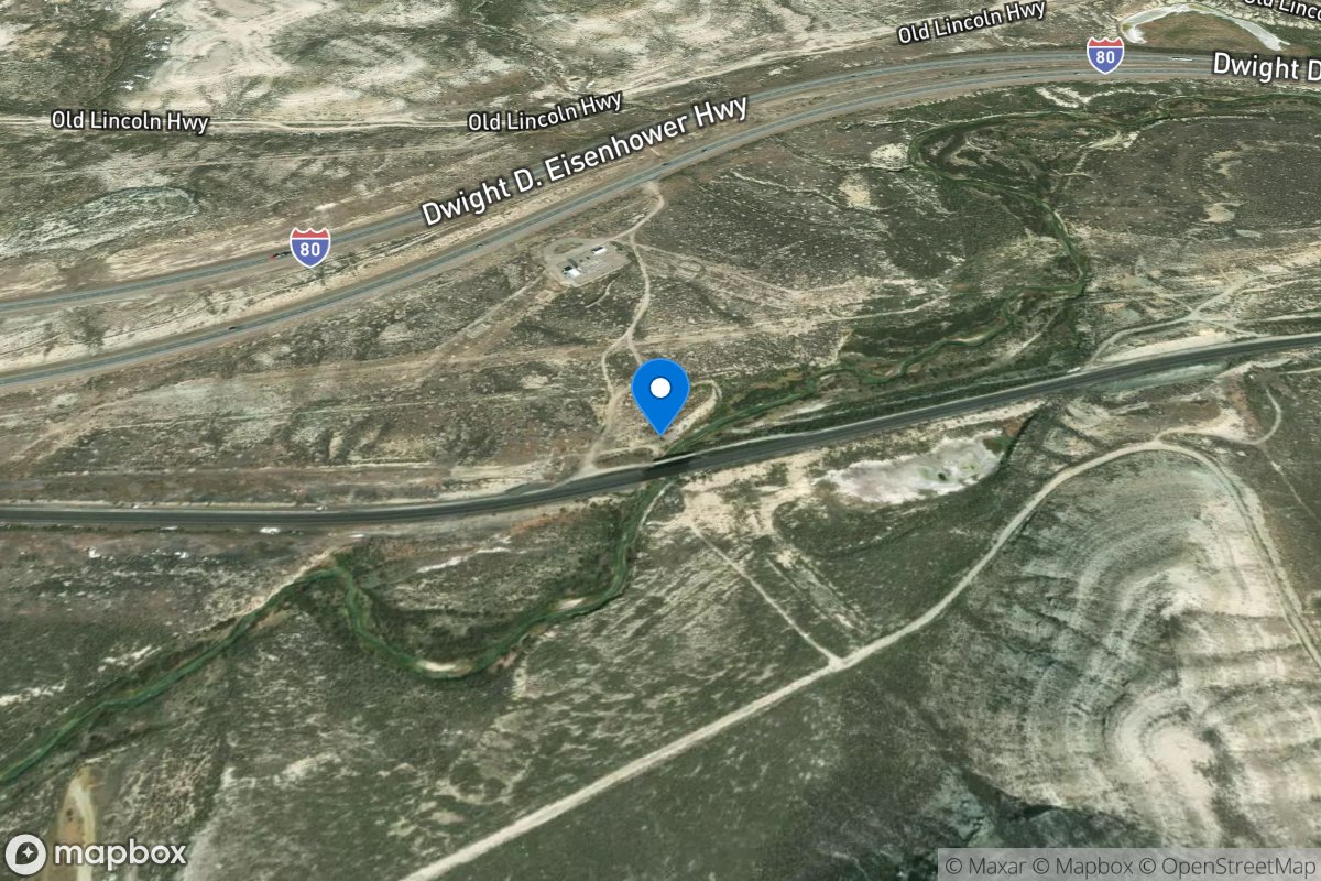 Bitter Creek near Green River, WY location