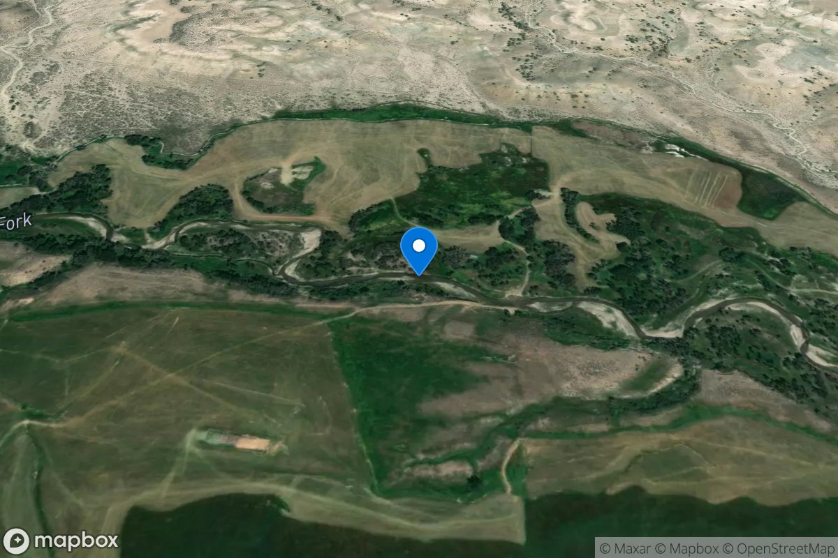 Henrys Fork near Burntfork, WY location