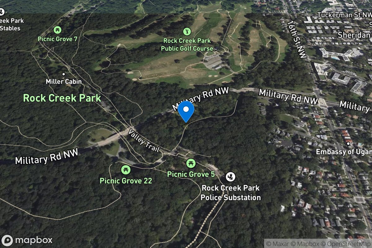 Luzon Branch above Rock Creek at Washington DC location