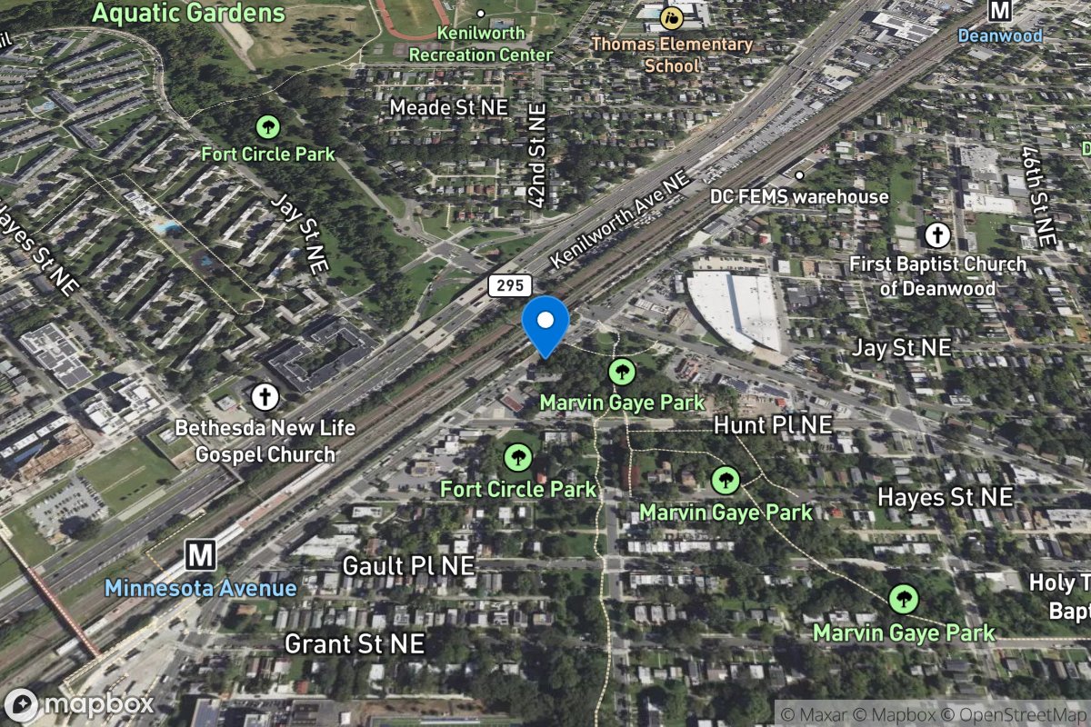 Watts Branch at Washington, DC location