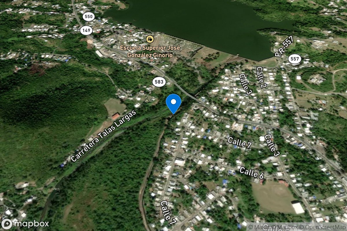 Canal DE Juana Diaz at Lago Guayabal, PR location