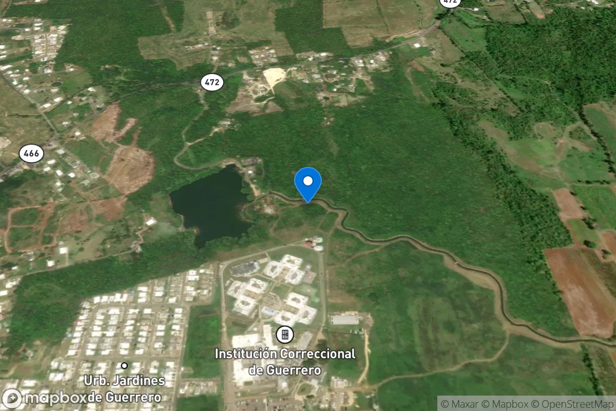 Canal Principal Diversion Abv. Lago Guerrero, PR location