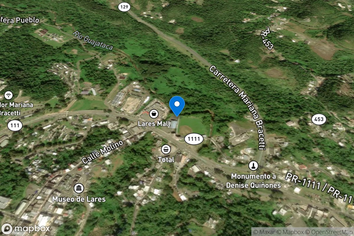 Rio Guajataca at Lares, PR location