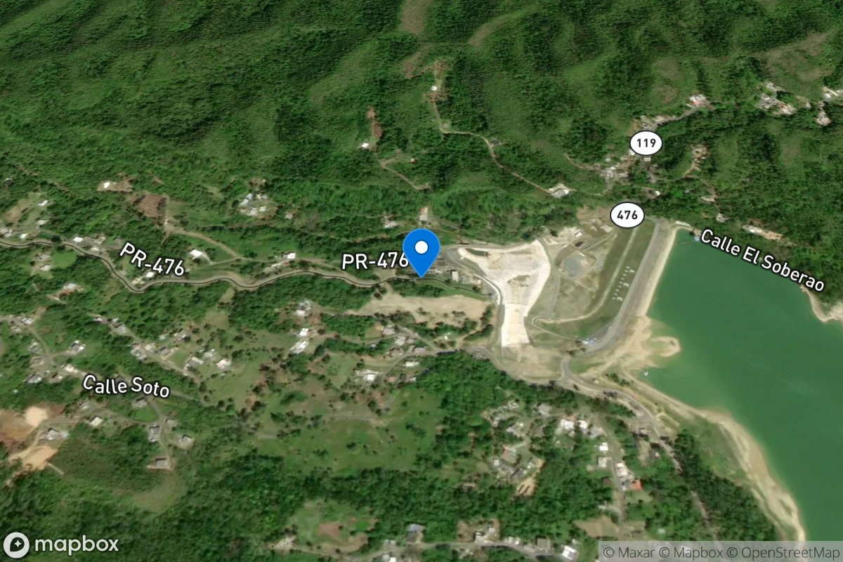 Canal DE Derivacion at Lago DE Guajataca, PR location