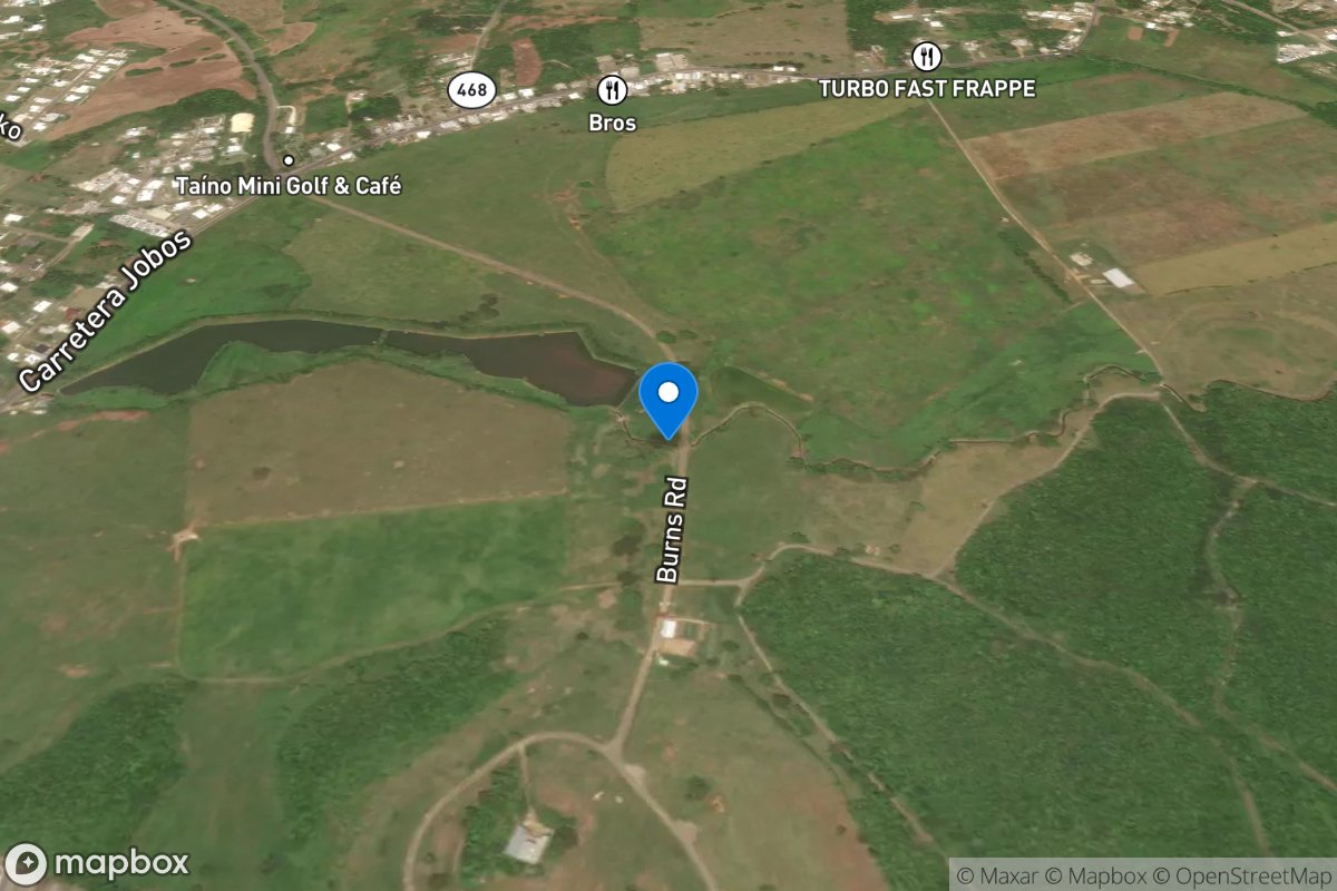 Canal DE Aguadilla above Lago Ramey, Aguadilla PR location