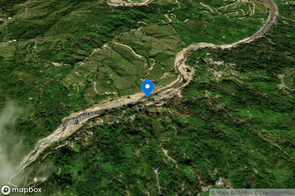 Rio Caonillas at Paso Palma, PR location