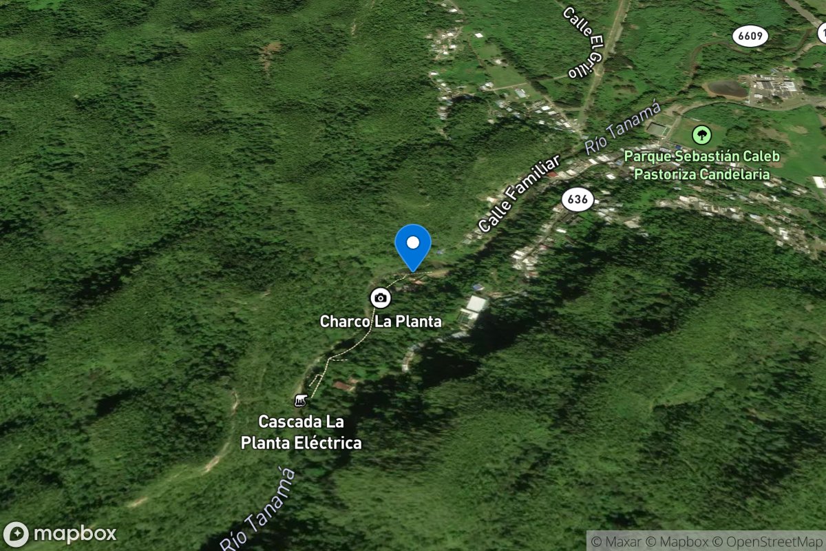 Rio Tanama at Charco Hondo, PR location