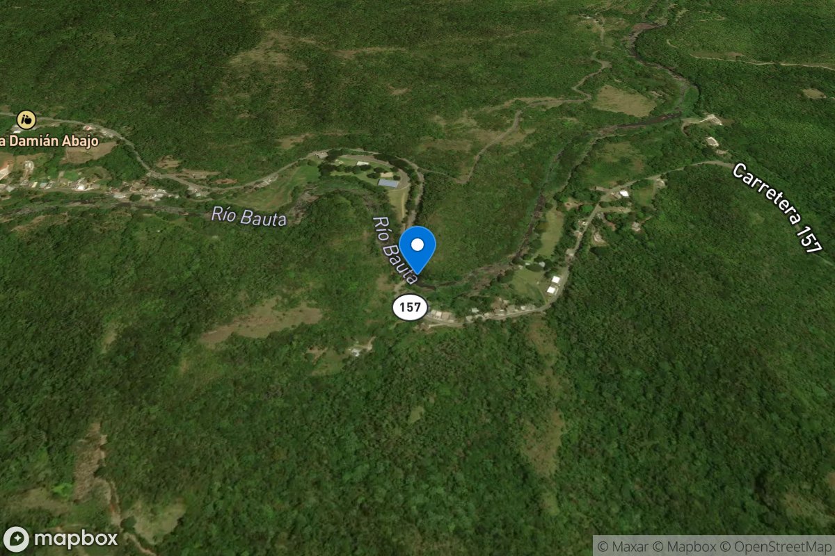 Rio Bauta near Orocovis, PR location