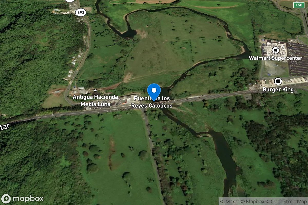 Rio DE LA Plata at Highway 2 near Toa Alta, PR location