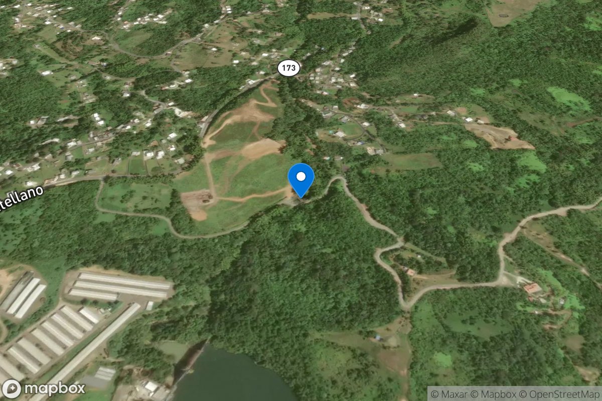 Rio DE Bayamon below Lago DE Cidra DAM, PR location