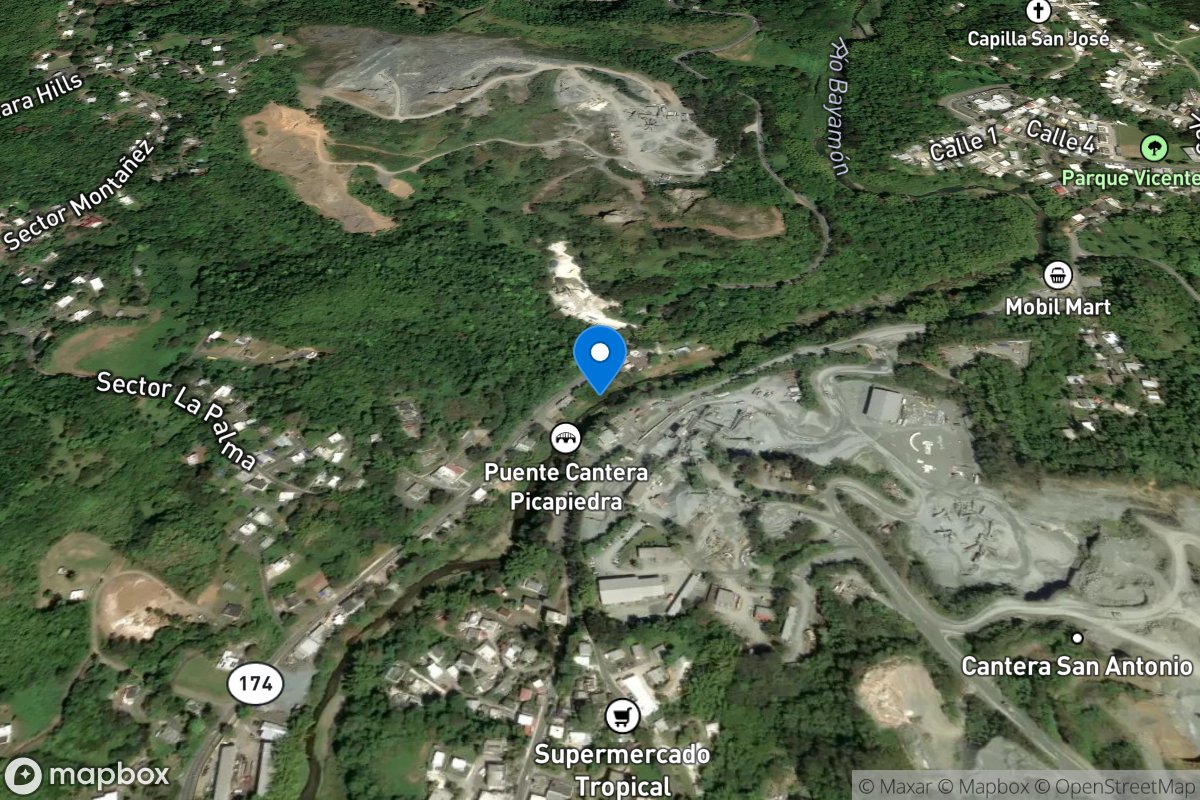 Rio DE Bayamon near Bayamon, PR location