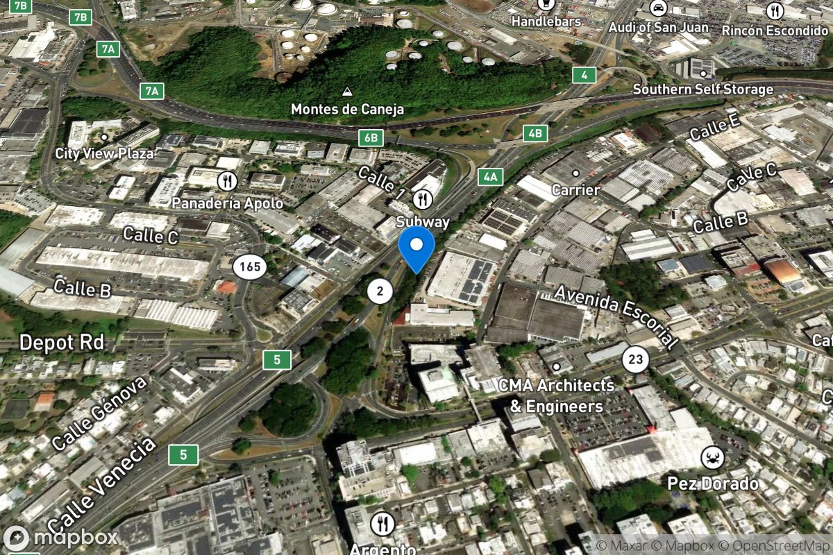 Qda. Margarita at Caparra Inter. near Guaynabo, PR location