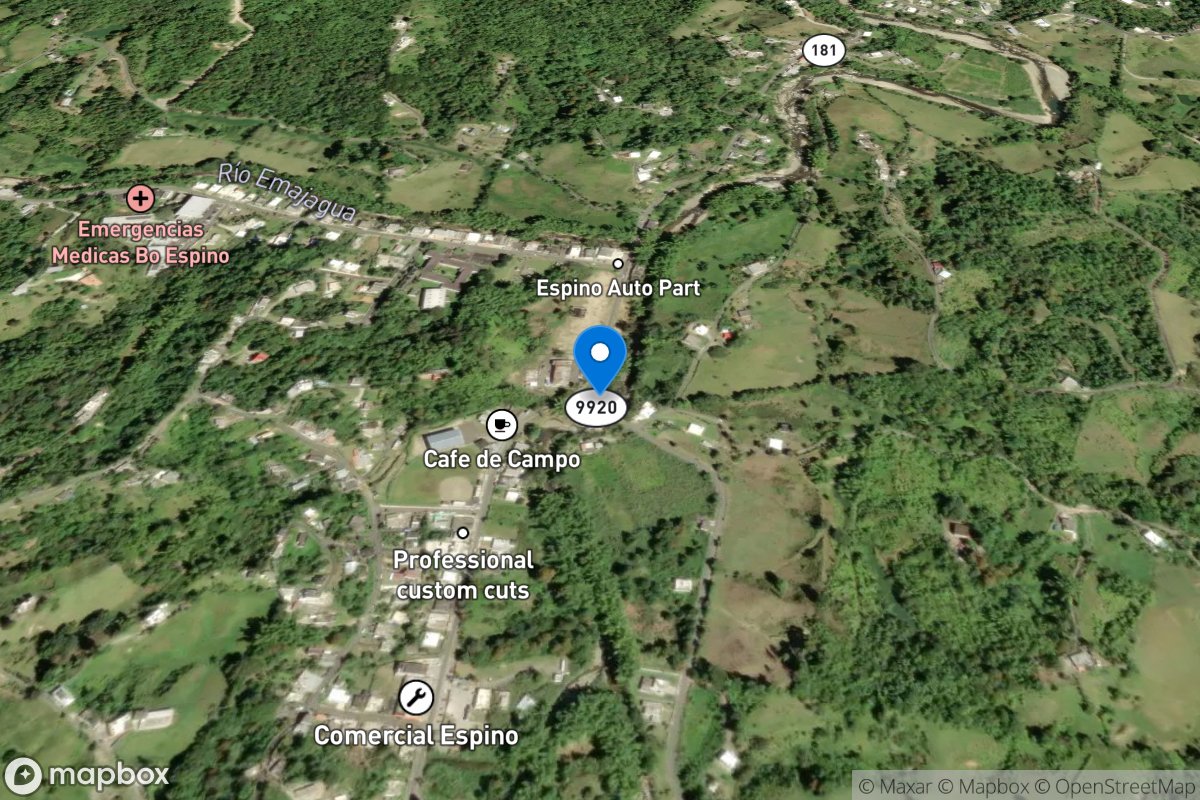 Rio Grande DE Loiza at Quebrada Arenas, PR location