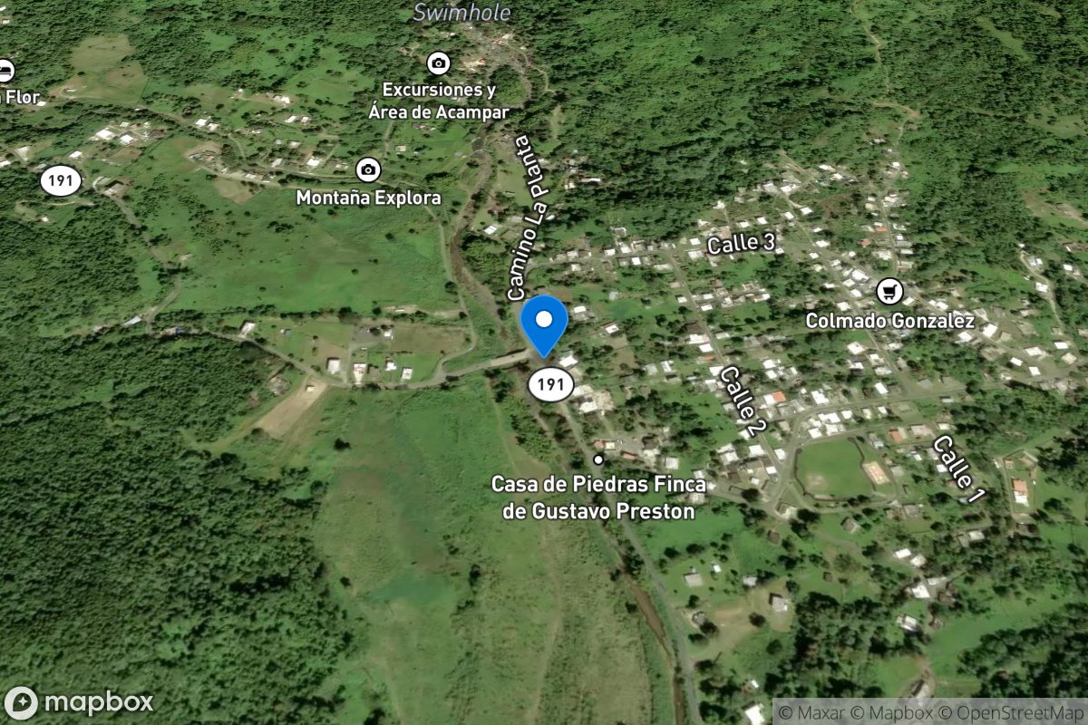 Rio Blanco at Florida, PR location