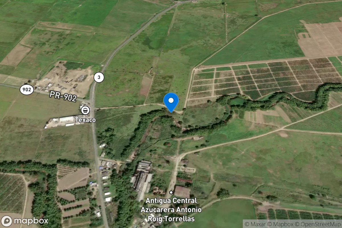 Rio Guayanes at Central Roig, PR location