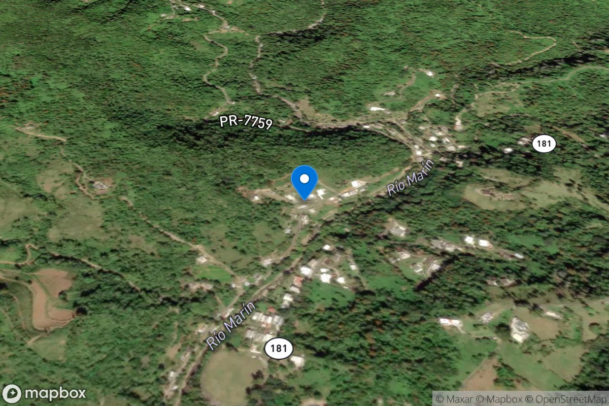 Rio Marin near Patillas, PR location