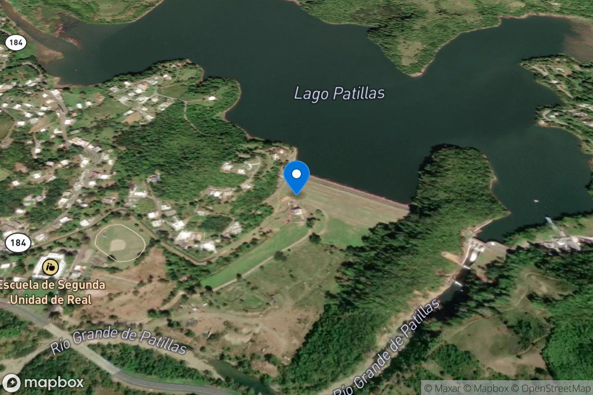 Canal DE Patillas at Forebay, PR location