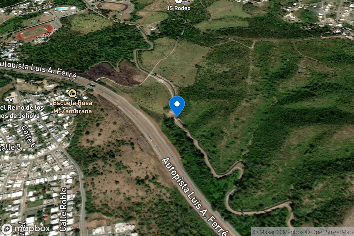 Canal DE Juana Diaz at Piedra Aguzada near Juana Dia location