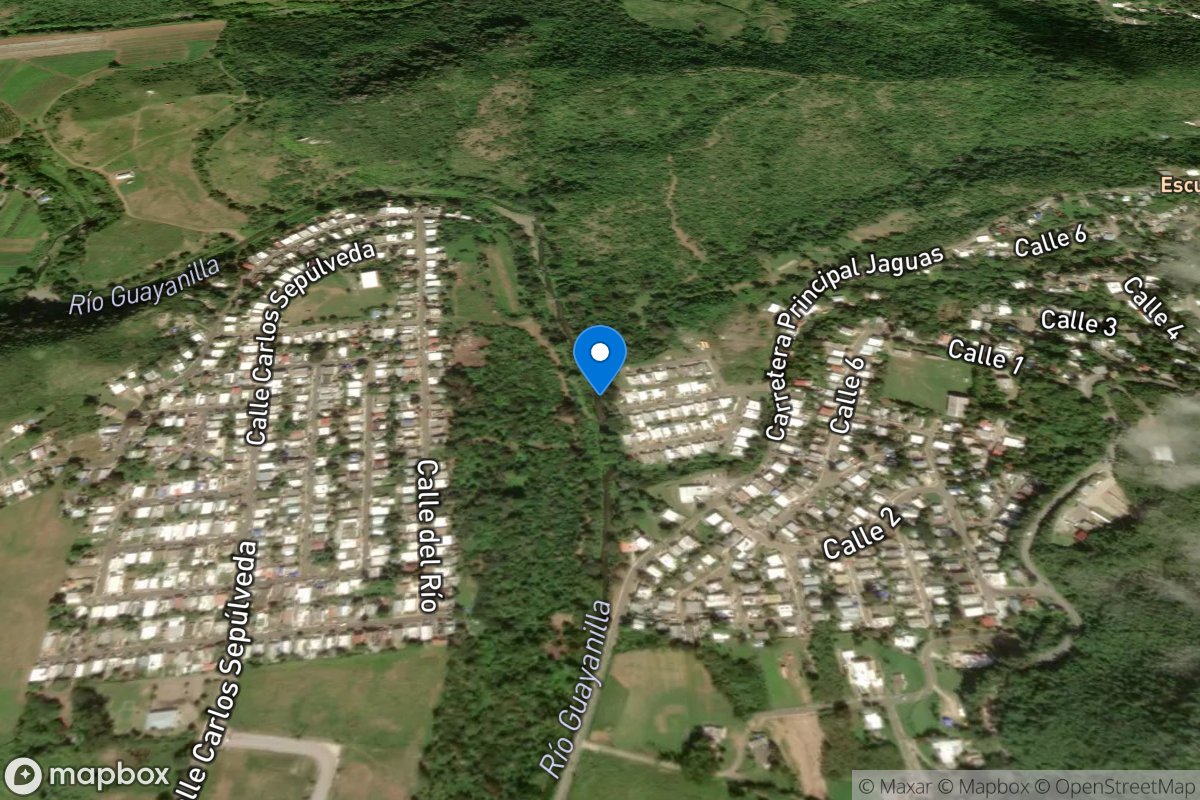 Rio Guayanilla near Guayanilla, PR location
