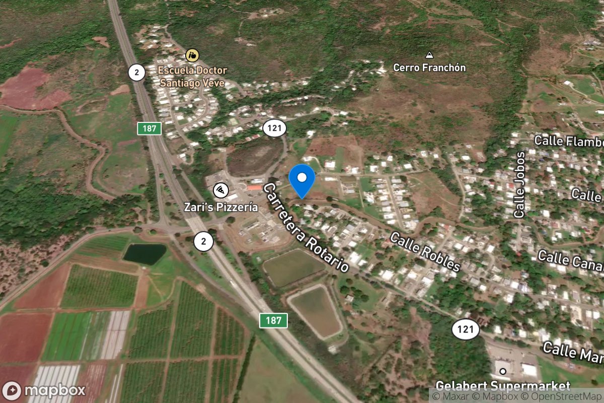 Canal DE Riego DE Lajas above Majinas Filt. Plant PR location