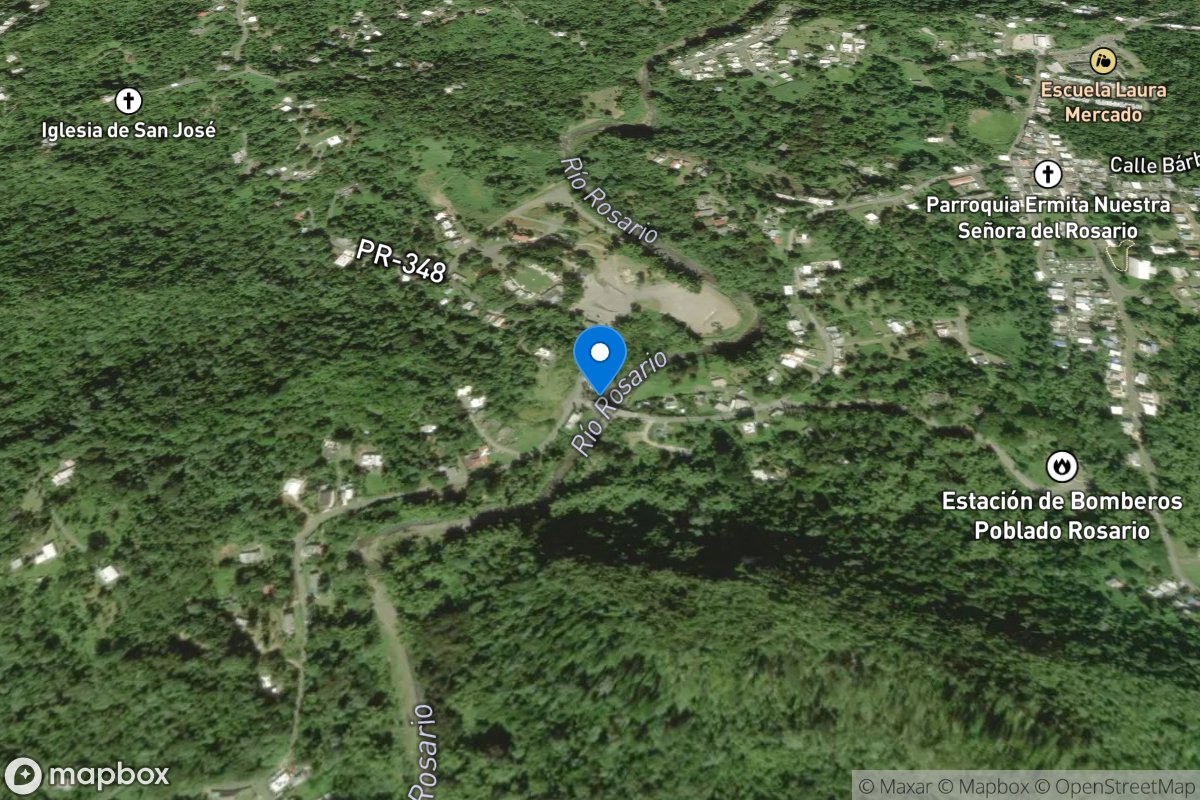 Rio Rosario near Hormigueros, PR location