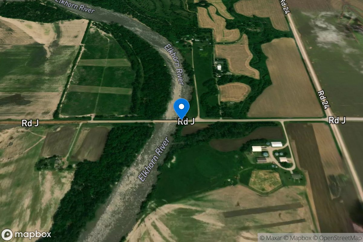 Elkhorn River near Winslow, Nebr. location