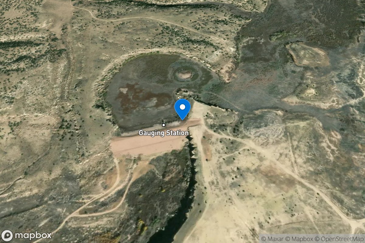 TELLER RESERVOIR NEAR STONE CITY, CO. location