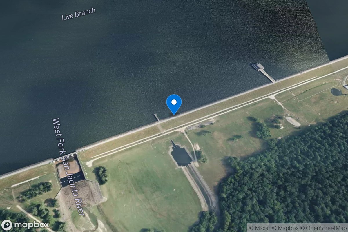 Lk Conroe nr Conroe, TX location