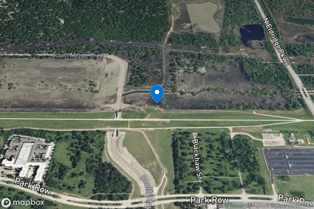 Addicks Res nr Addicks, TX location