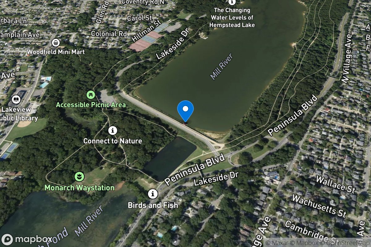 HEMPSTEAD LAKE AT HEMPSTEAD NY location