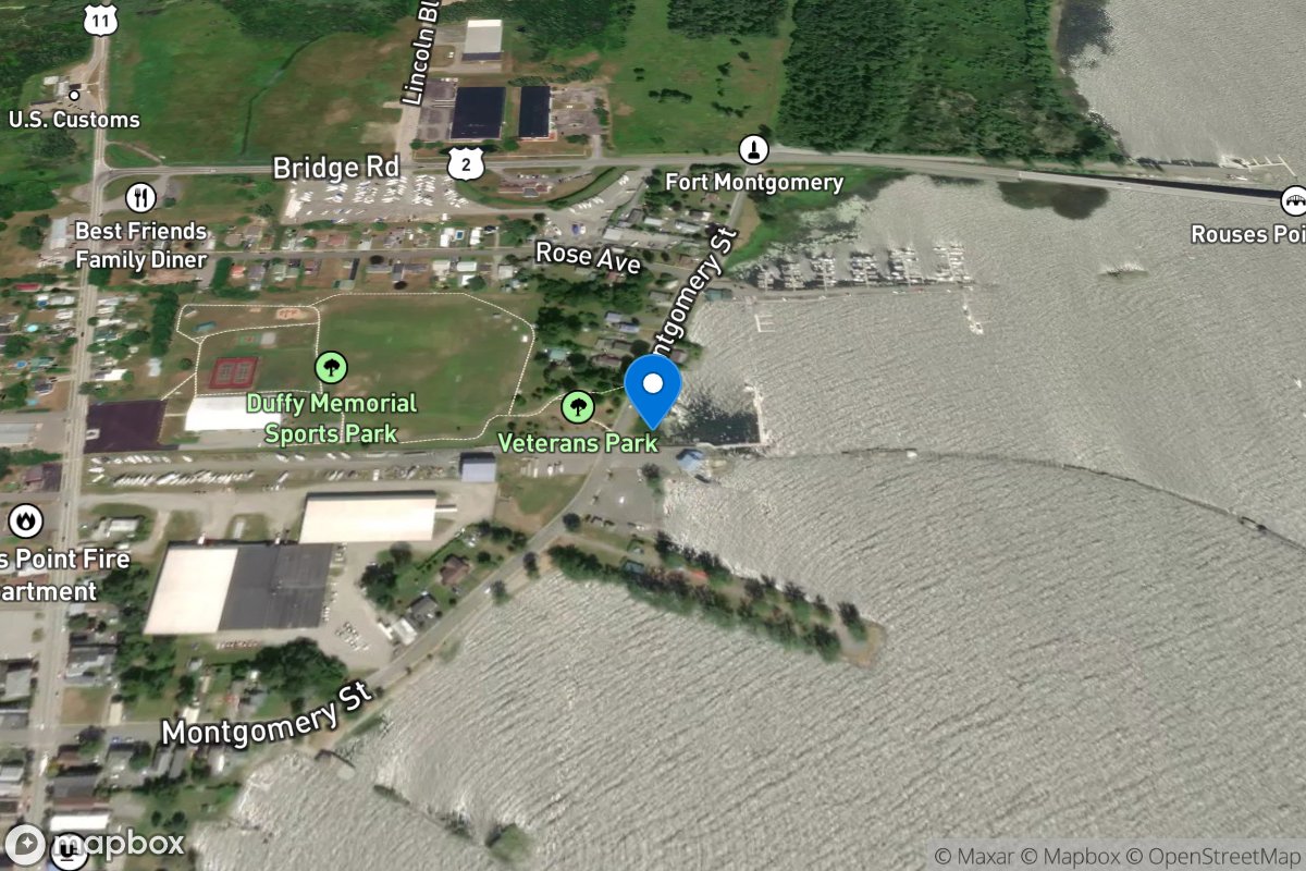 RICHELIEU R (LAKE CHAMPLAIN) AT ROUSES POINT NY location