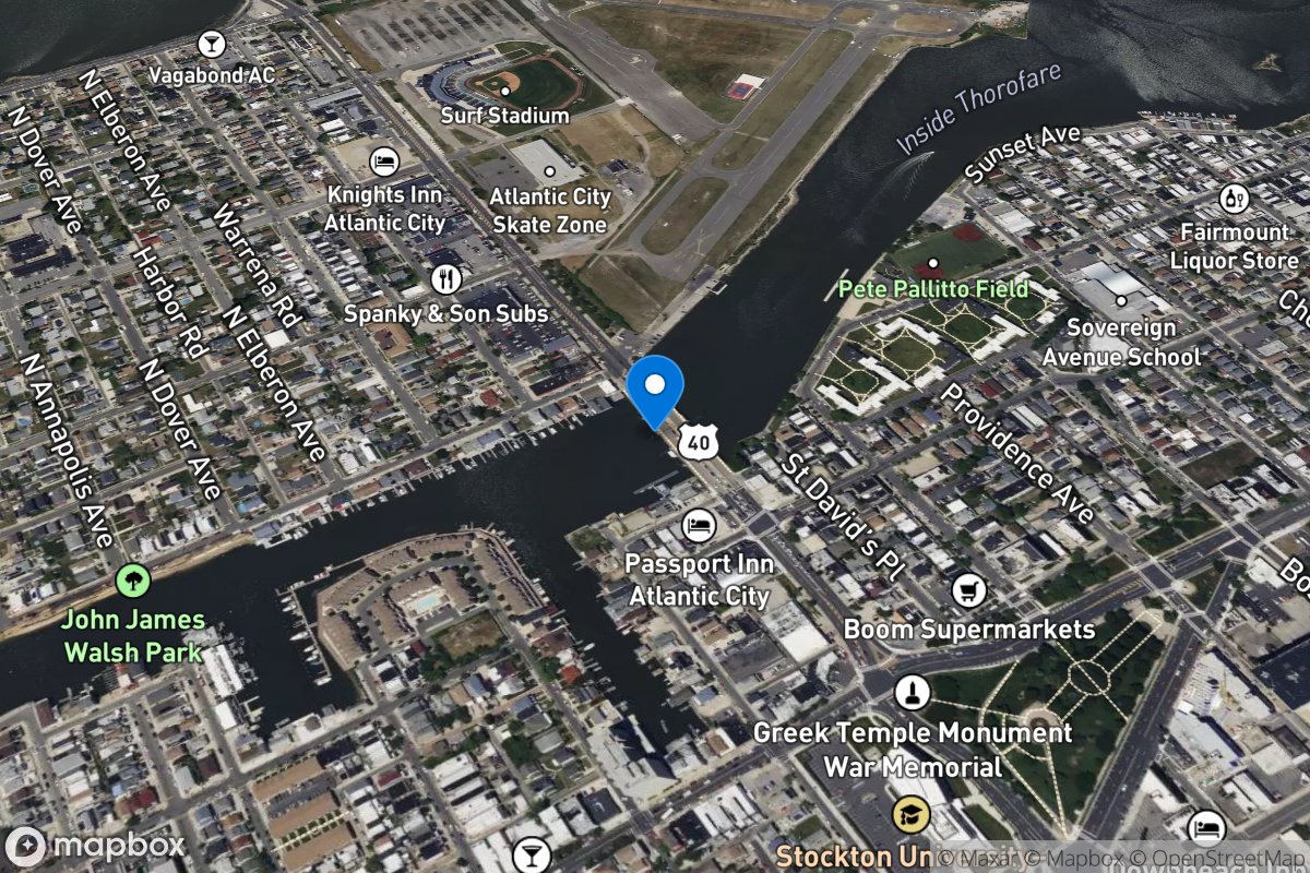 Inside Thorofare at Atlantic City NJ location