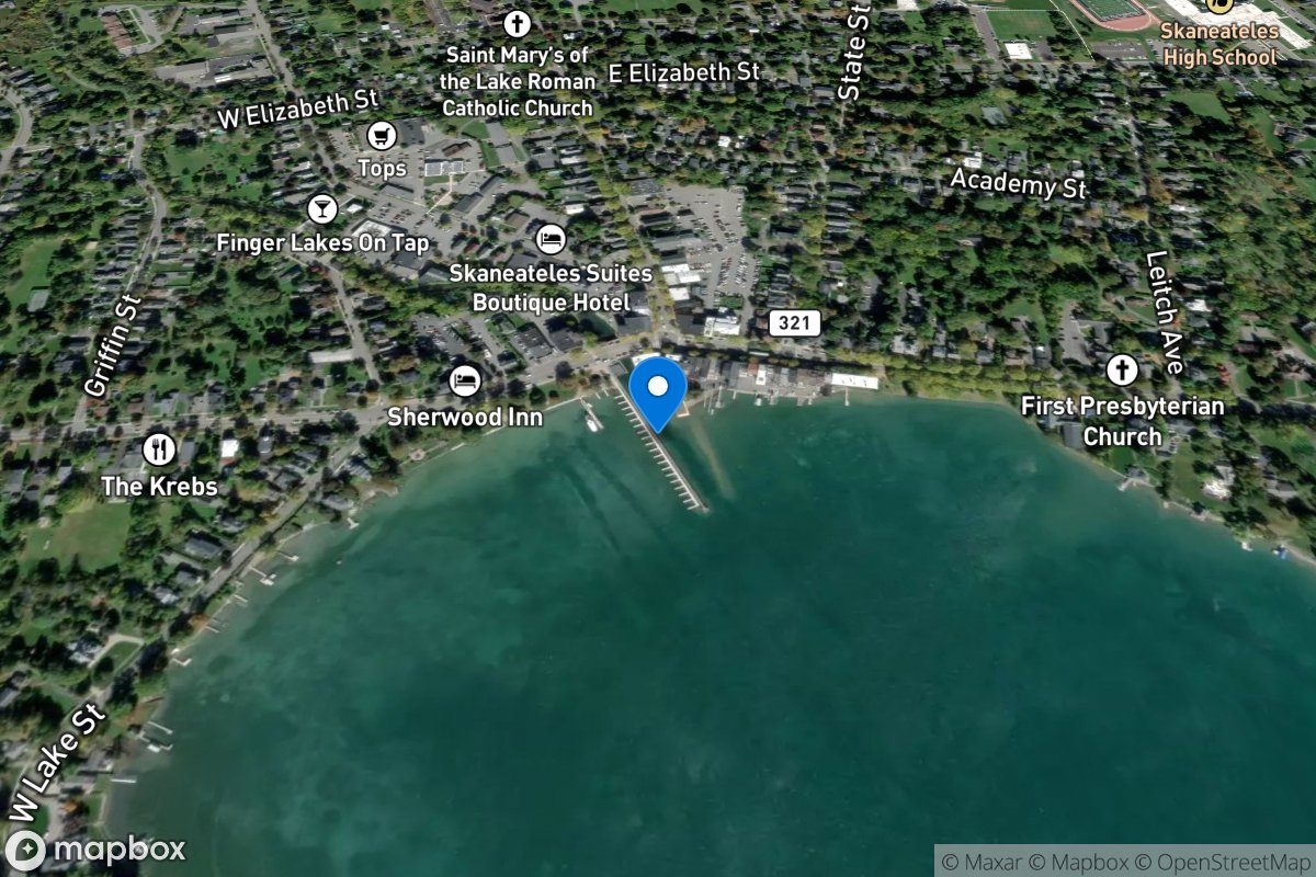 SKANEATELES LAKE AT SKANEATELES NY location