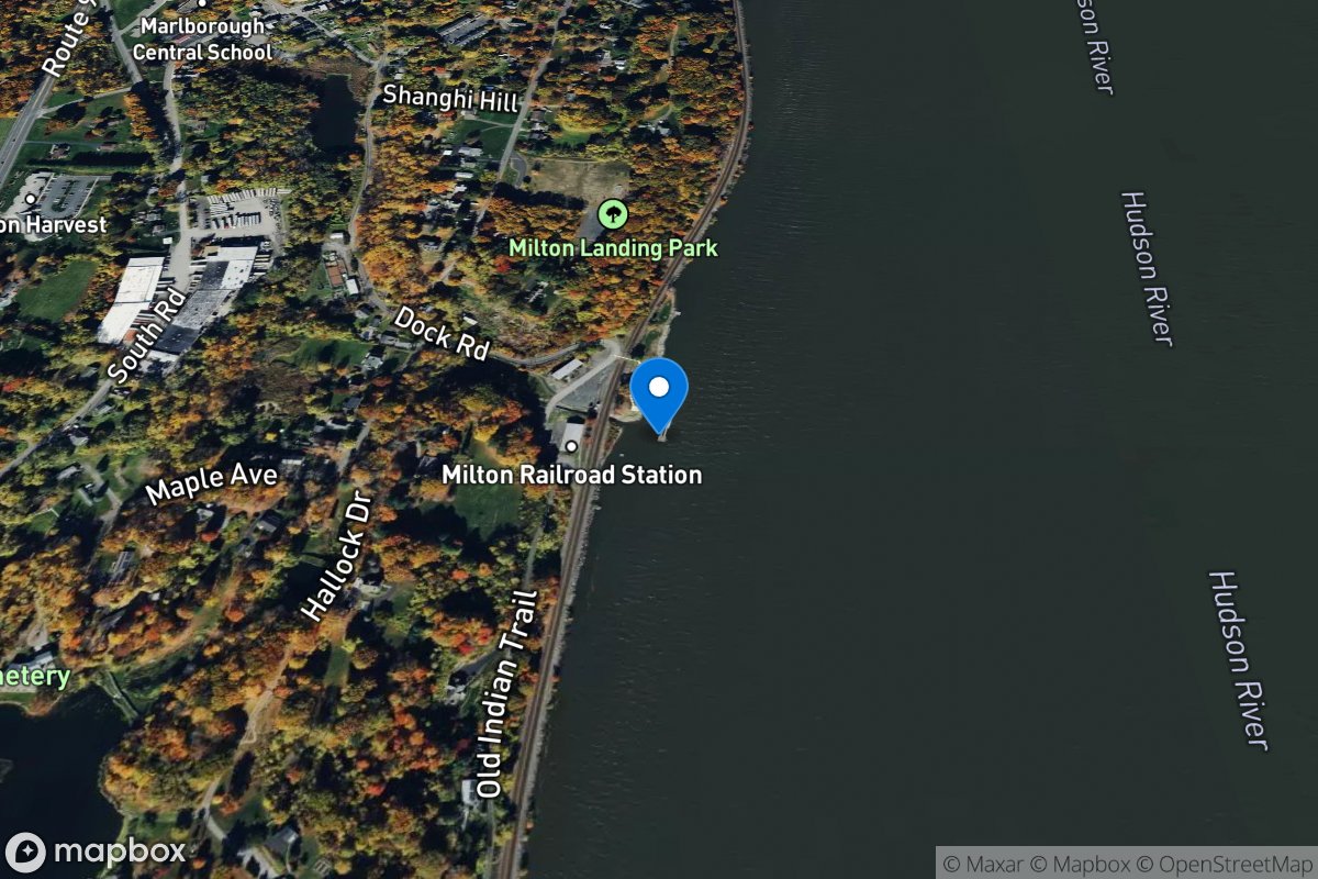 HUDSON RIVER BELOW POUGHKEEPSIE NY location