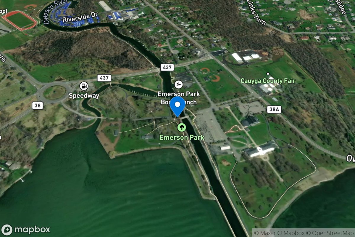 OWASCO LAKE NEAR AUBURN NY location