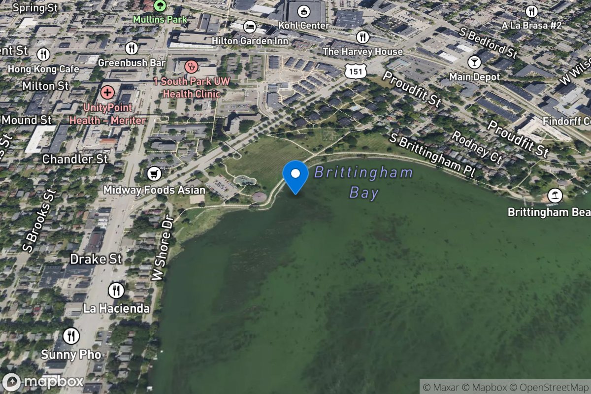 LAKE MONONA AT MADISON, WI location