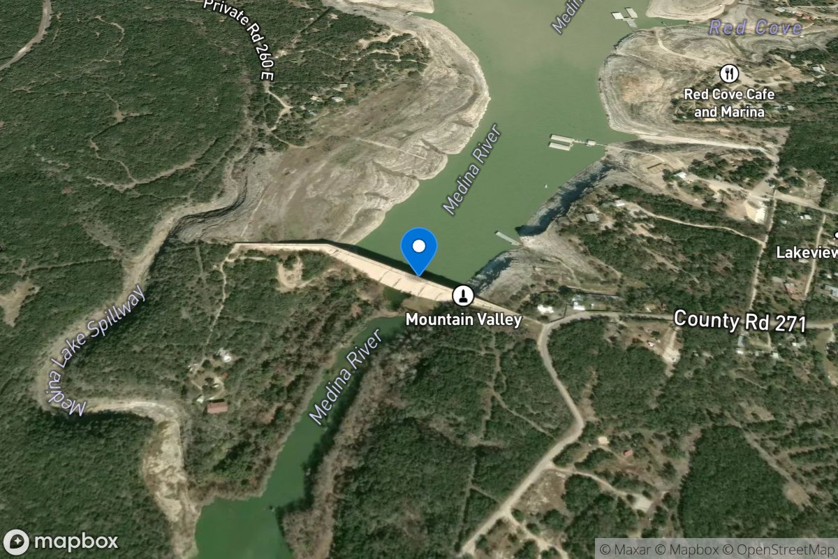 Medina Lk nr San Antonio, TX location