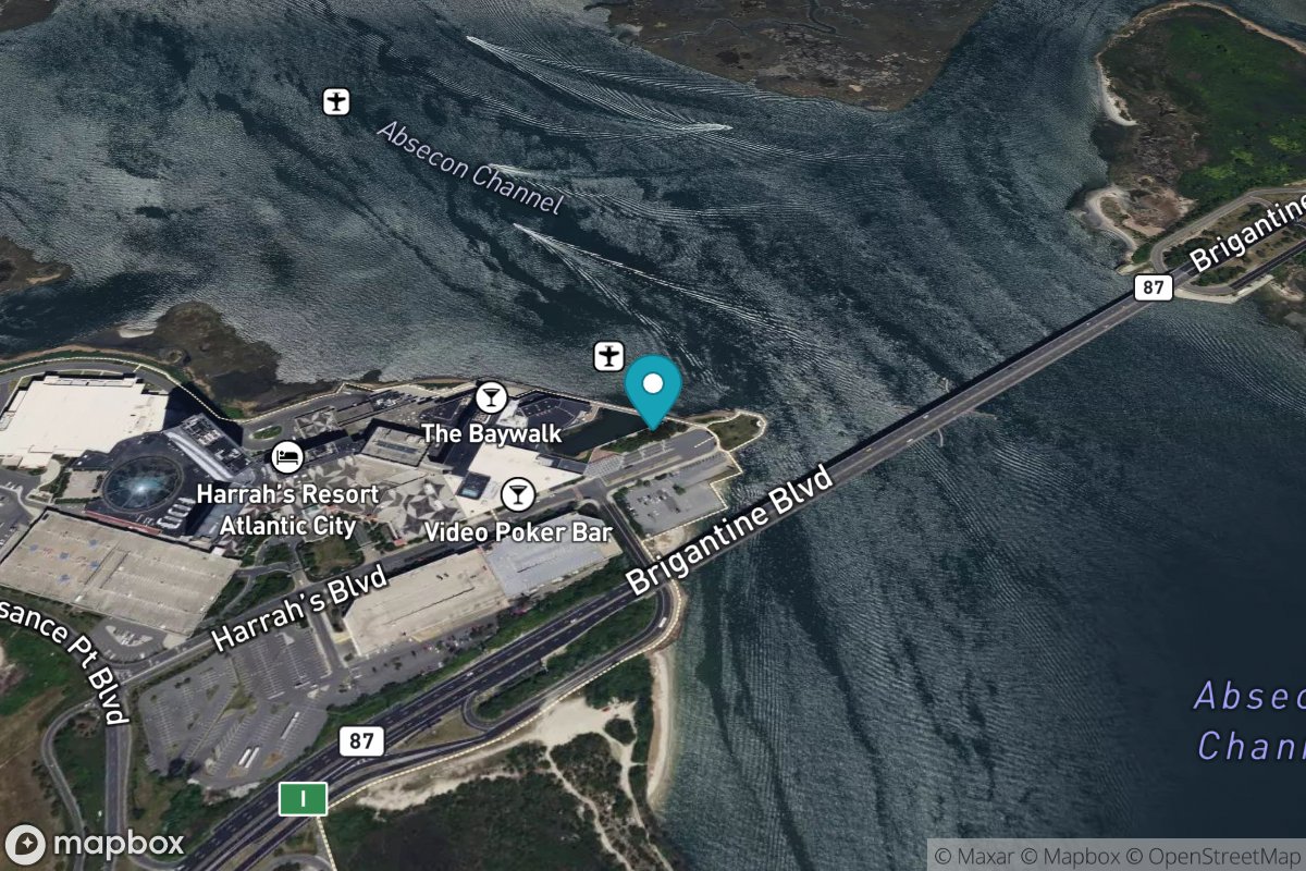 Absecon Channel, State Route 87 bridge