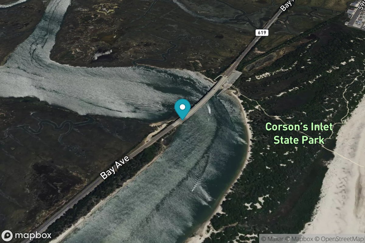 Middle Thorofare, Ocean Drive bridge