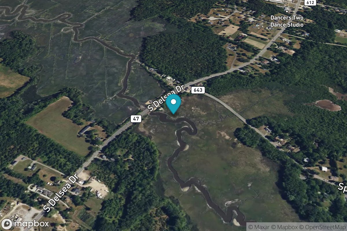 Dias Creek, Route 47 bridge