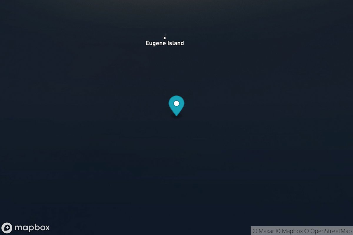 Eugene Island, North of, Atchafalaya Bay