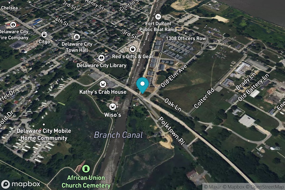 Delaware City Branch Channel bridge