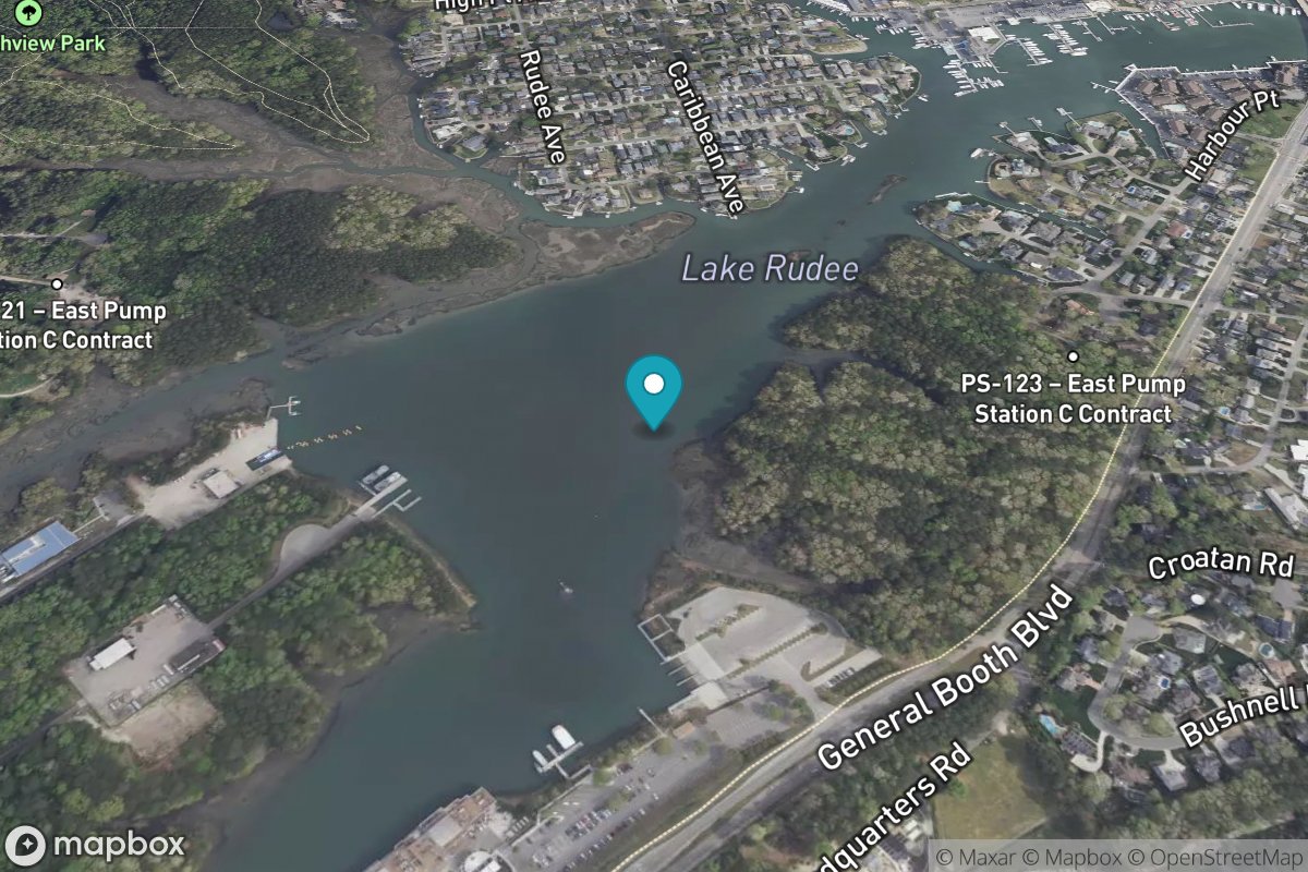 Lake Rudee, south end