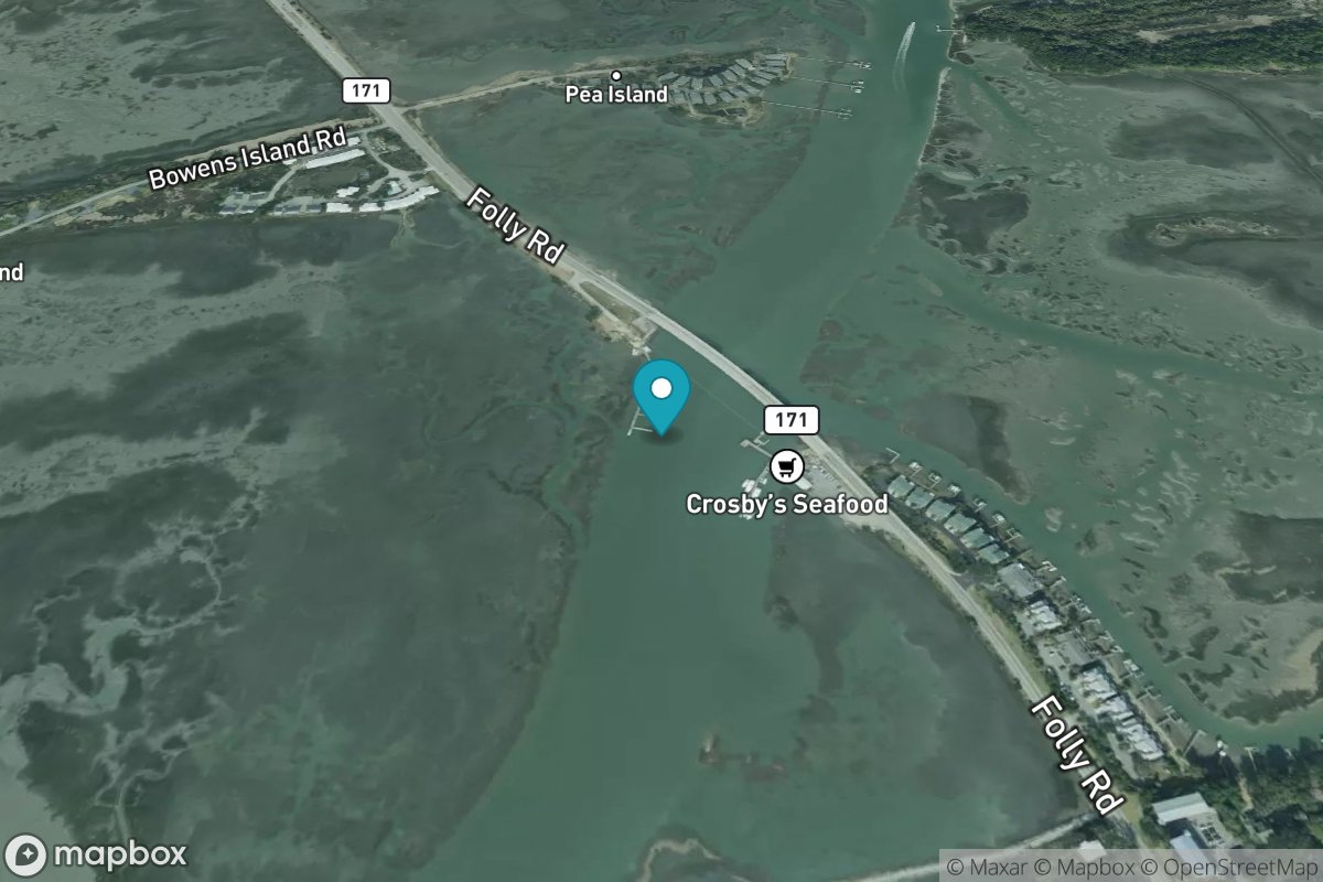 Folly Creek, Hwy. 171 bridge