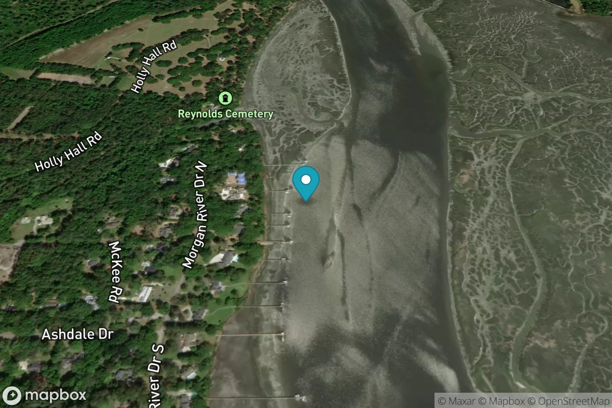 Lucy Point Creek entrance