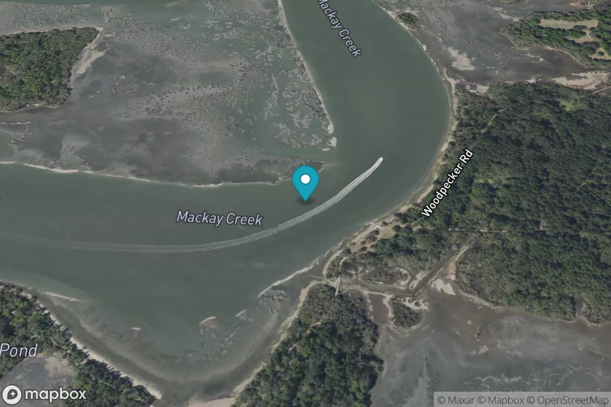 Pinckney Island, Mackay Creek, Chechessee River