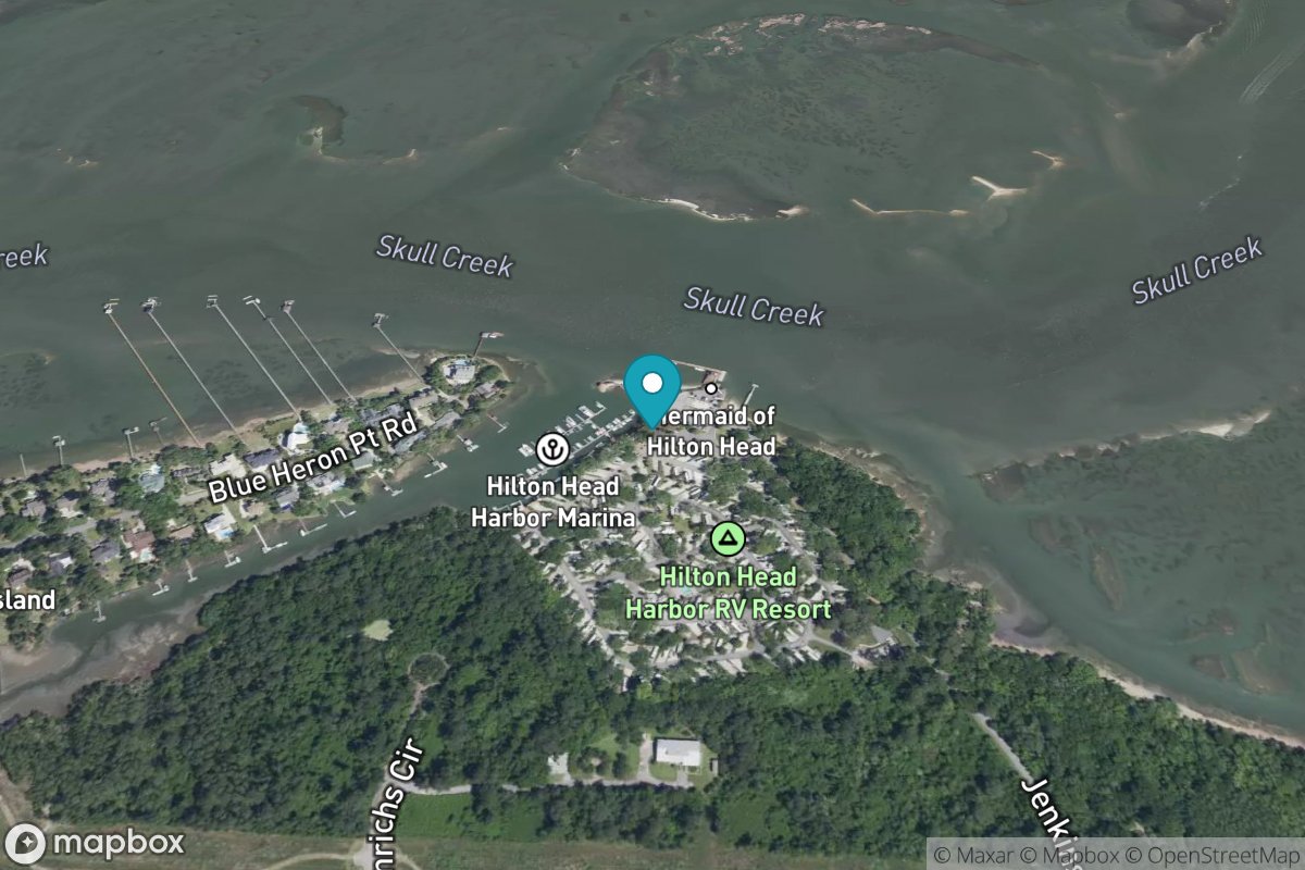 Skull Creek, south entrance, Hilton Head Island