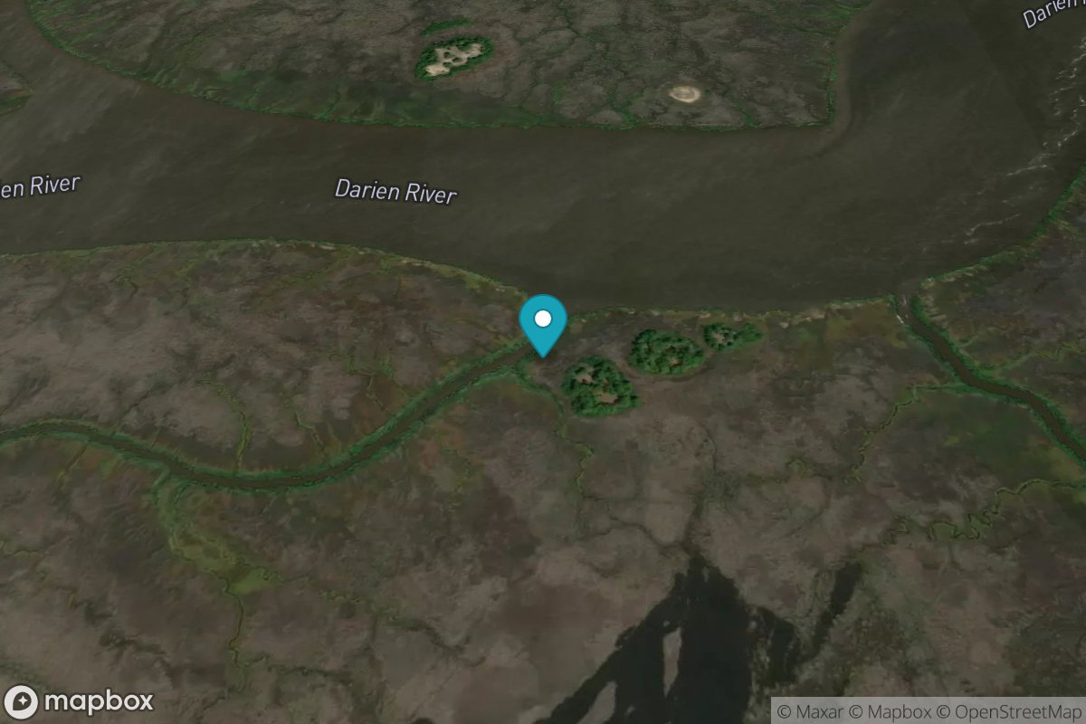 Threemile Cut entrance, Darien River